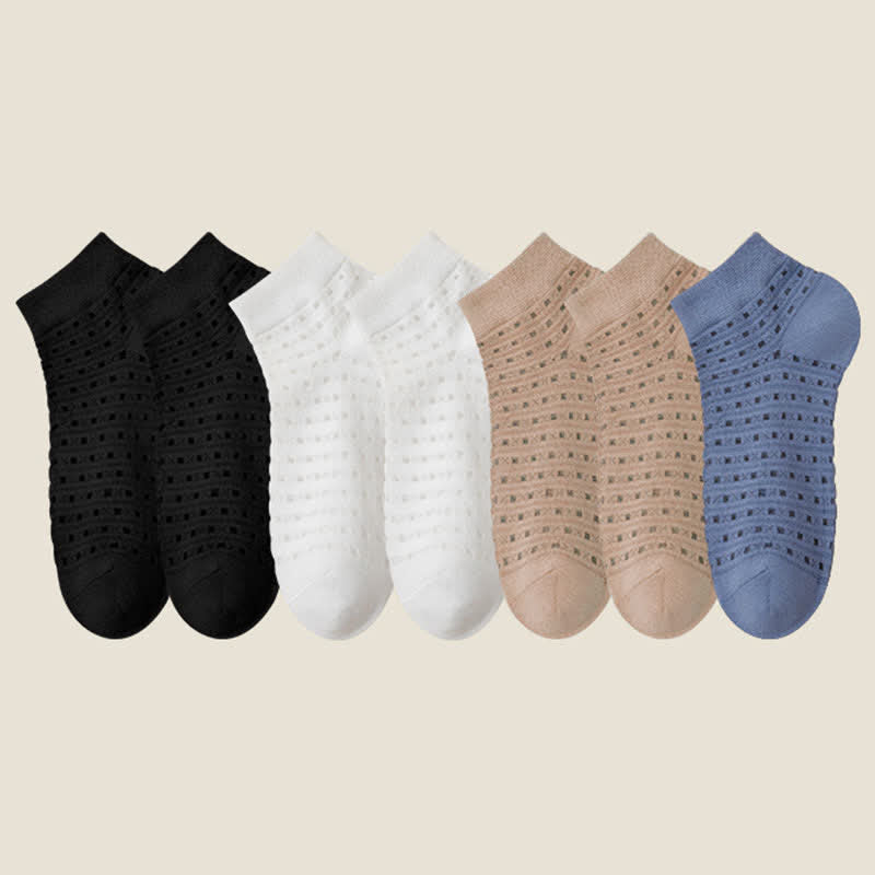 Chaussettes hautes en maille creuse (7 paires)