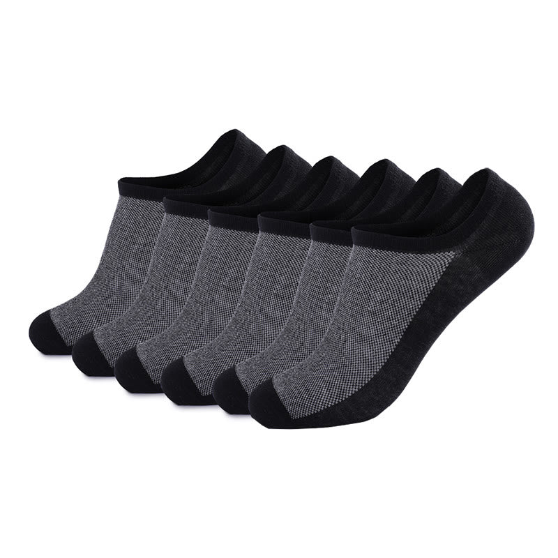 Chaussettes invisibles en maille grande taille (3 paires)