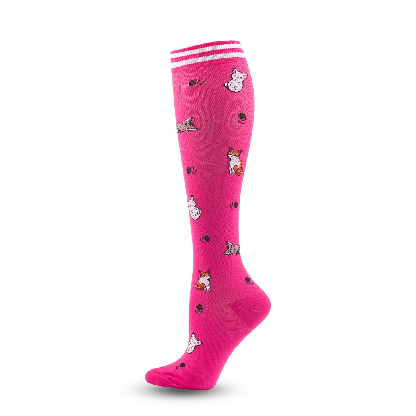 Chaussettes de compression à motif panda mignon (6 paires) - image 6