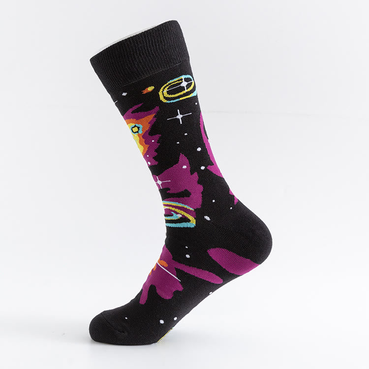 Chaussettes extra-terrestres grande taille (5 paires)
