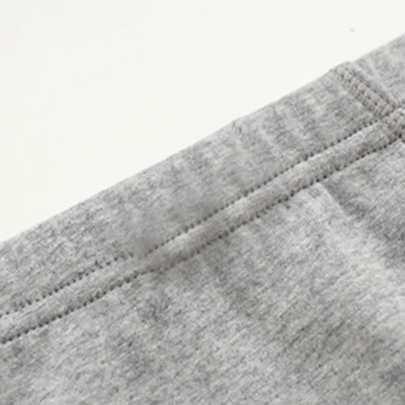 Lot de 2 slips taille haute en coton extensible uni