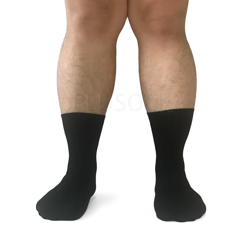 Chaussettes respirantes en coton doux grande taille (3 paires)