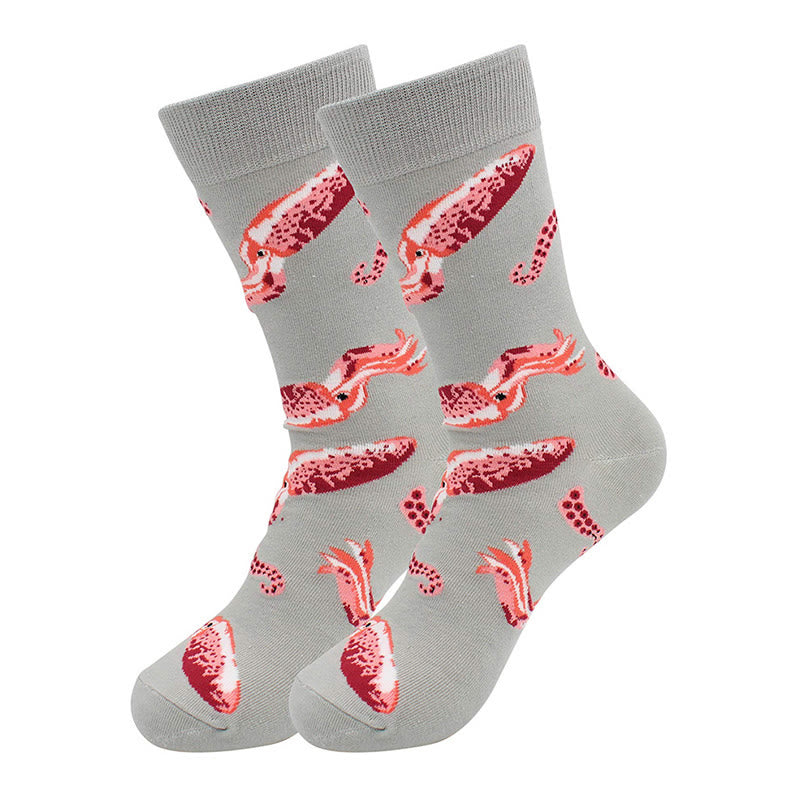 Chaussettes amusantes de la série Marine grande taille (5 paires) - image 23