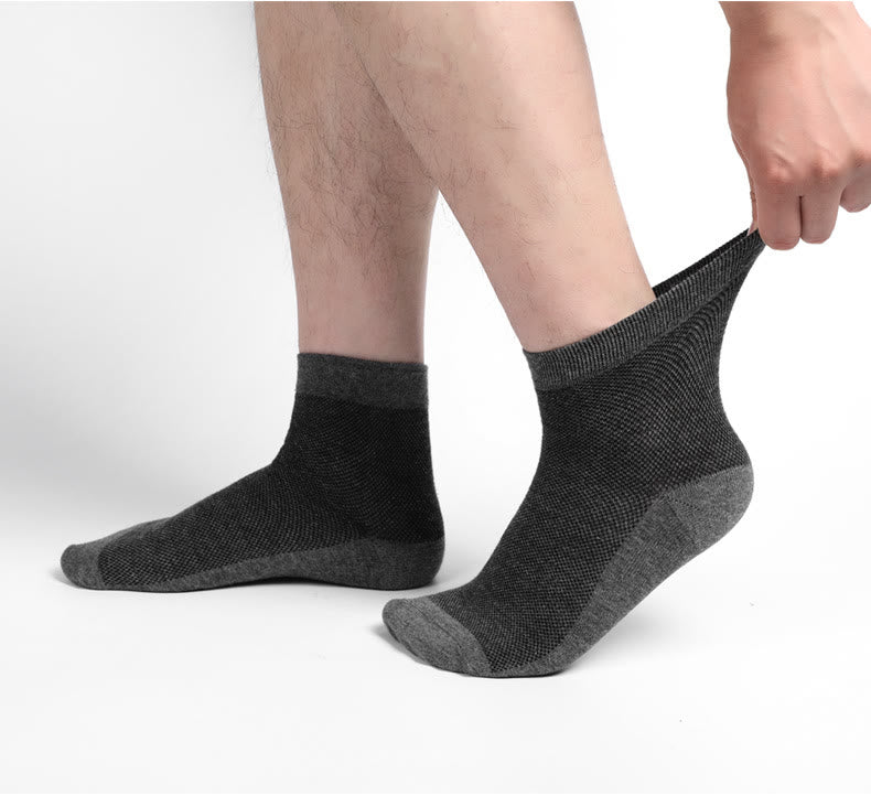 Chaussettes courtes super élastiques grande taille (5 paires)