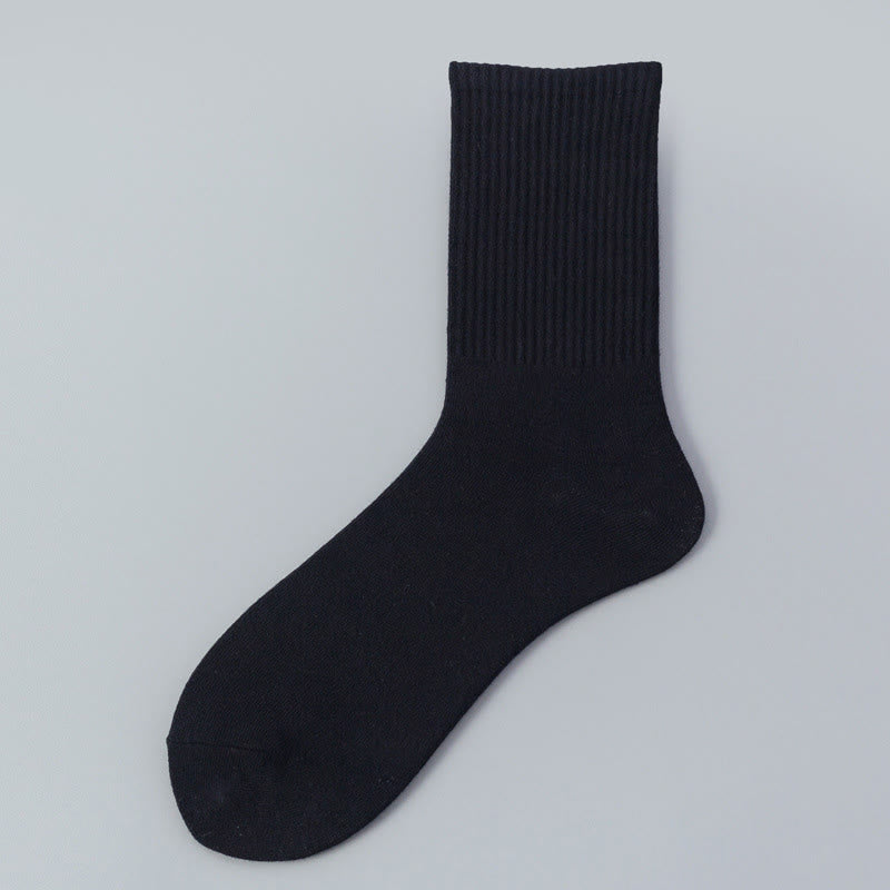 Chaussettes respirantes en coton doux grande taille (3 paires)