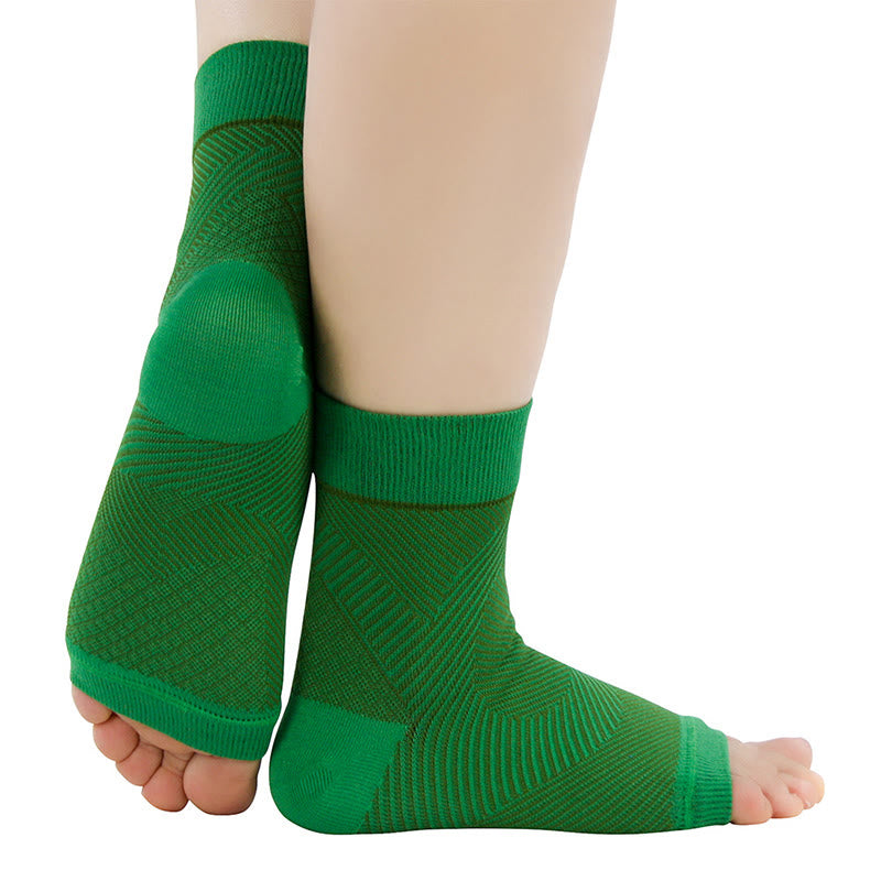 Chevillère de soutien de la voûte plantaire à rayures pour soulager la douleur - Vert - S/M - image 7