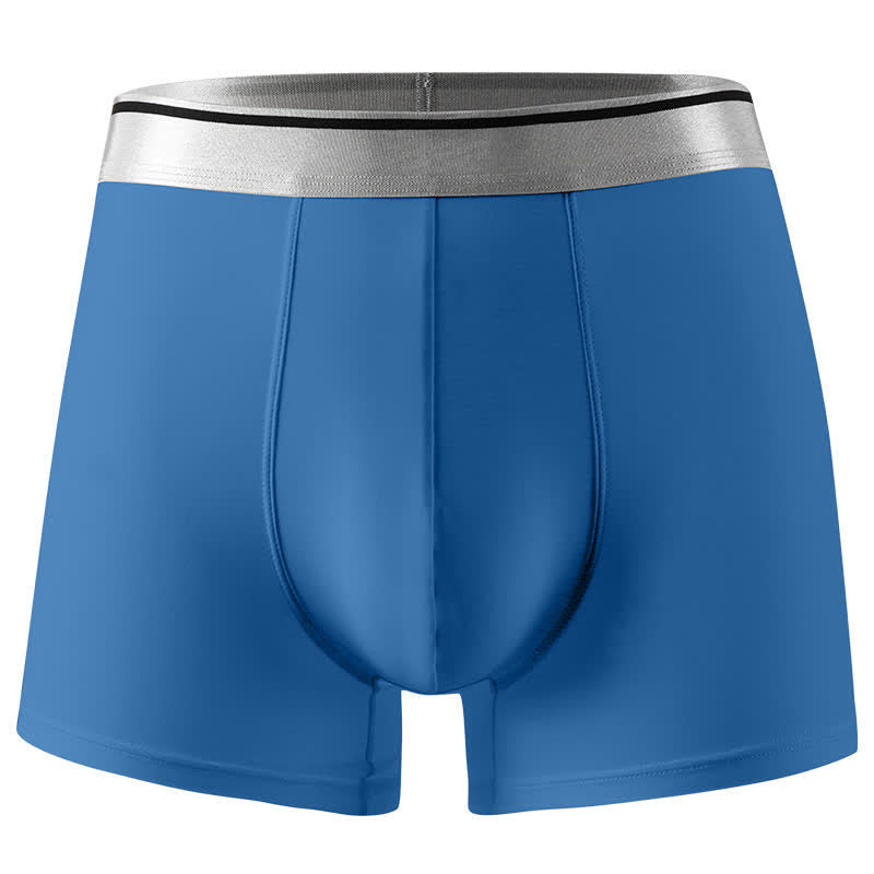 Culotte ultra-fine en soie glacée grande taille (1 paquet) - Bleu - 12XL - image 4