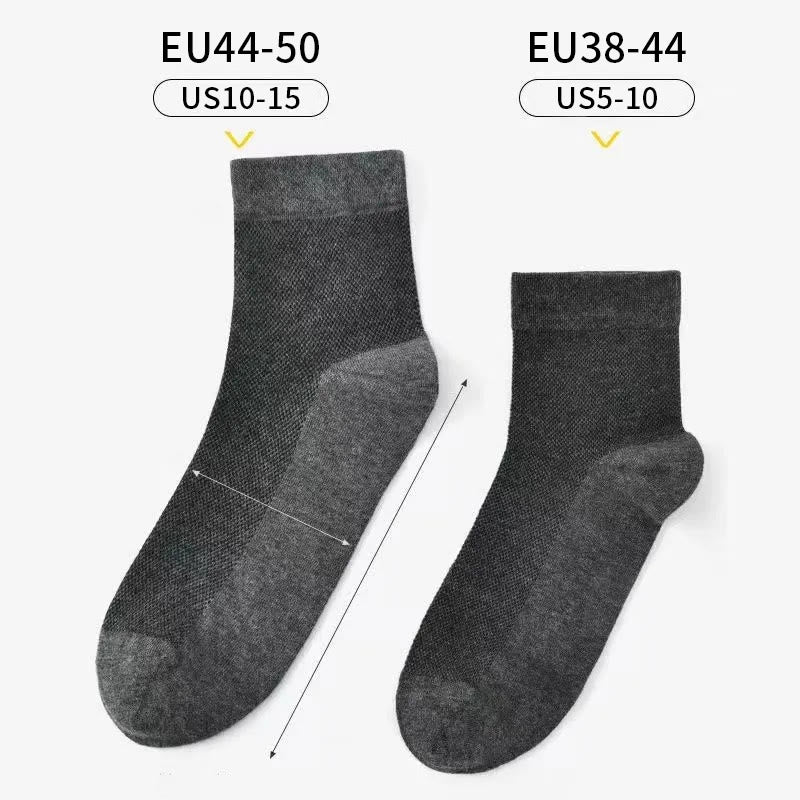 Chaussettes mi-mollet en maille grande taille (10 paires)