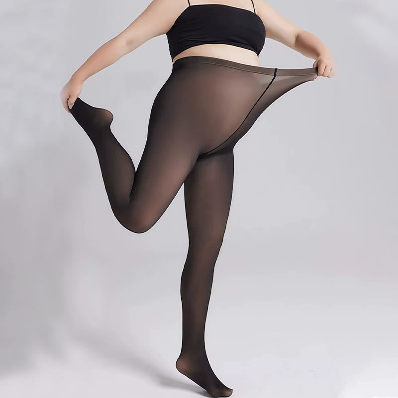 Collants épais taille haute grande taille