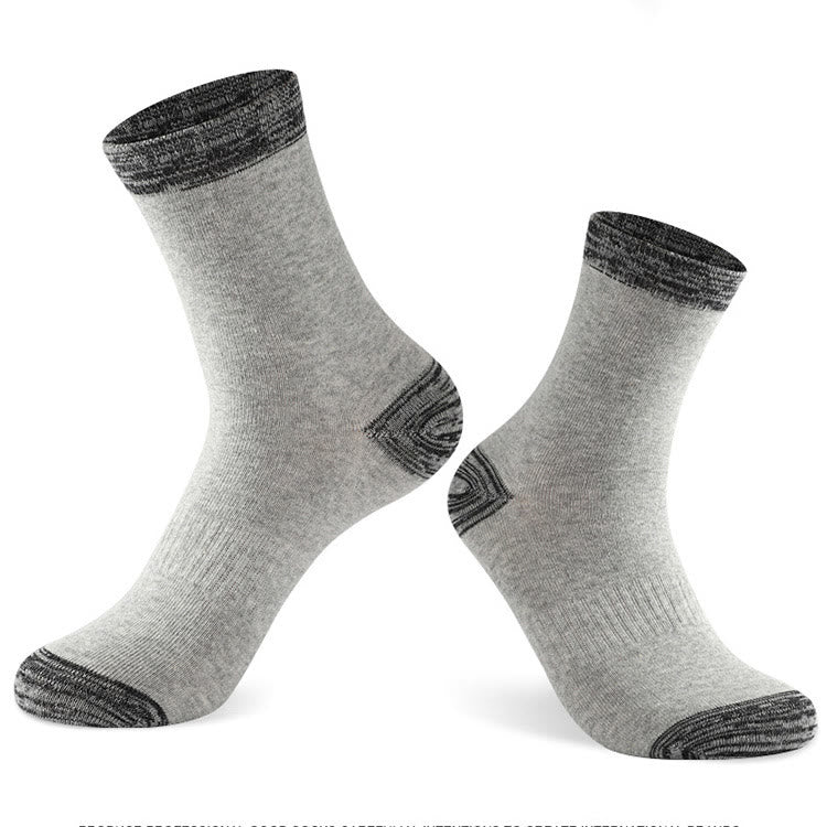Chaussettes basses grises à bords francs (3 paires) - image 5