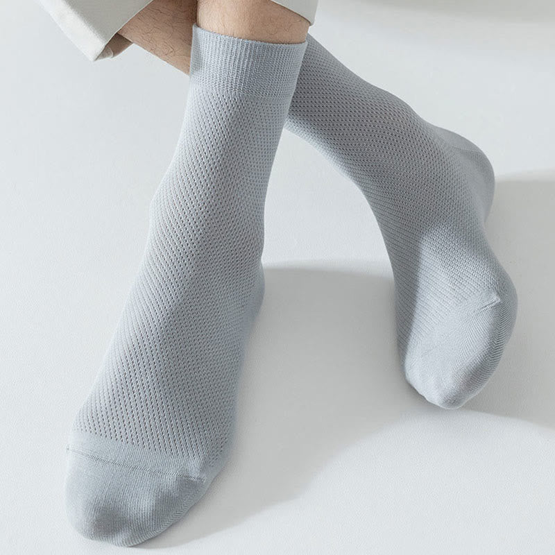Chaussettes mi-mollet multicolores grande taille (5 paires)