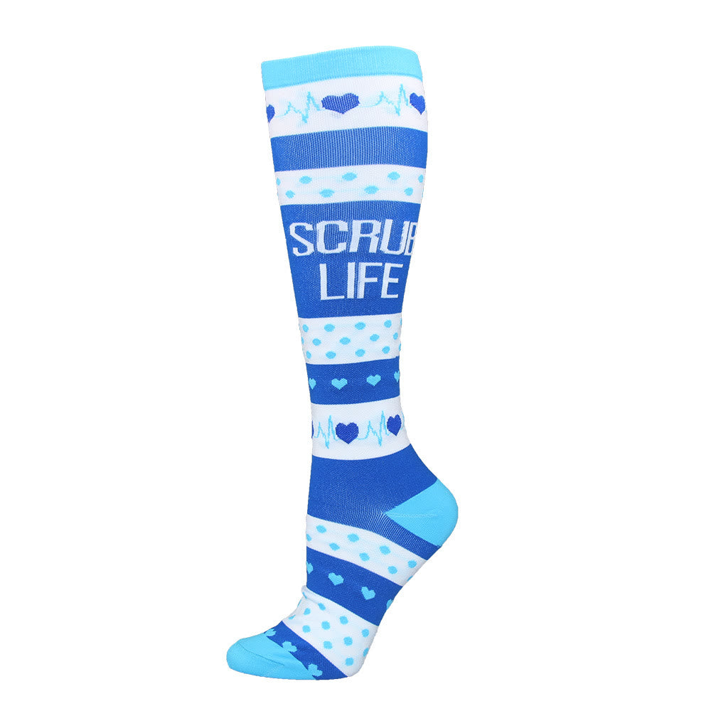 Chaussettes de compression grande taille à motif tête de mort ECG (3 paires) - image 2