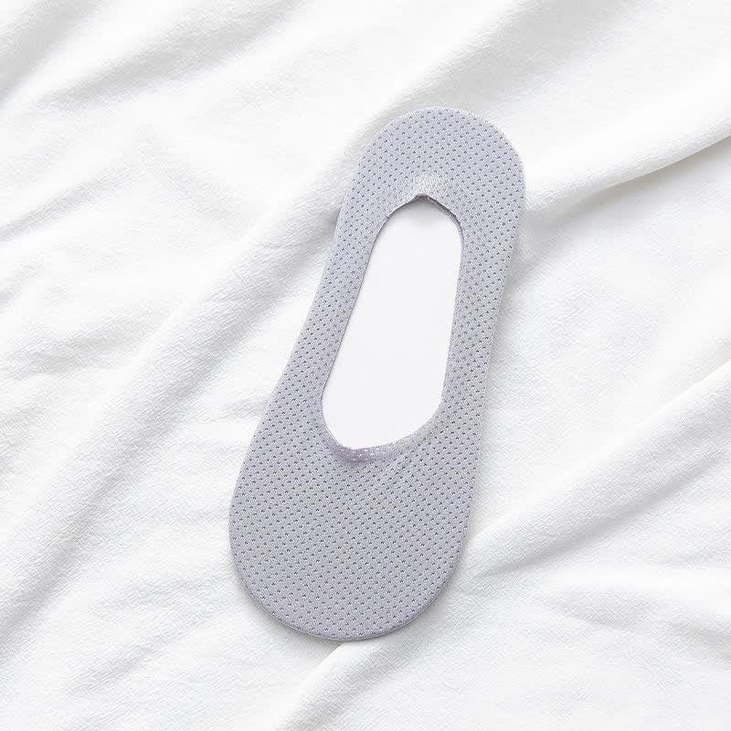 Chaussettes antidérapantes invisibles grande taille (5 paires)