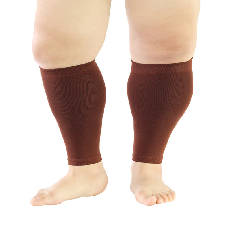 Chaussettes de compression multicolores à larges mollets