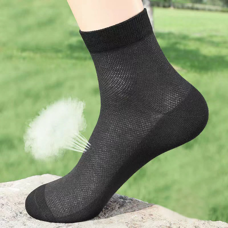 Chaussettes mi-mollet en maille grande taille (10 paires)