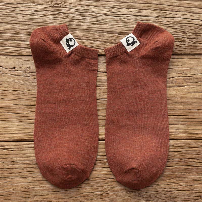 Chaussettes en coton à motifs amusants (3 paires) - 42-48 - Rouge - image 16