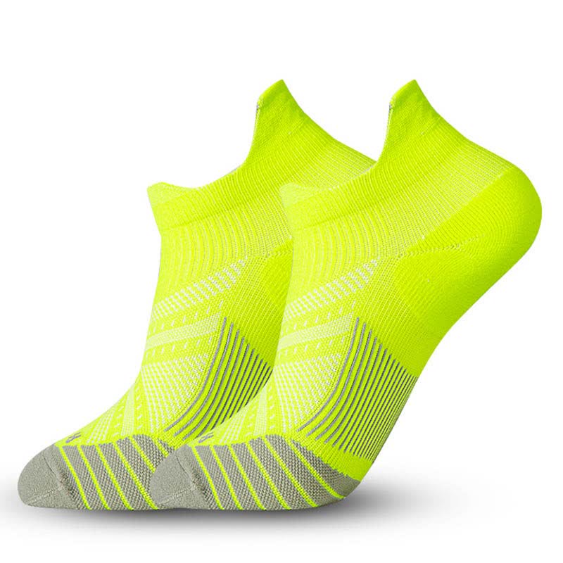 Chaussettes de compression Plusock Comfy Sport pour chevilles (6 paires) - Vert fluorescent - EU41-44 (US7.5-10) - image 9