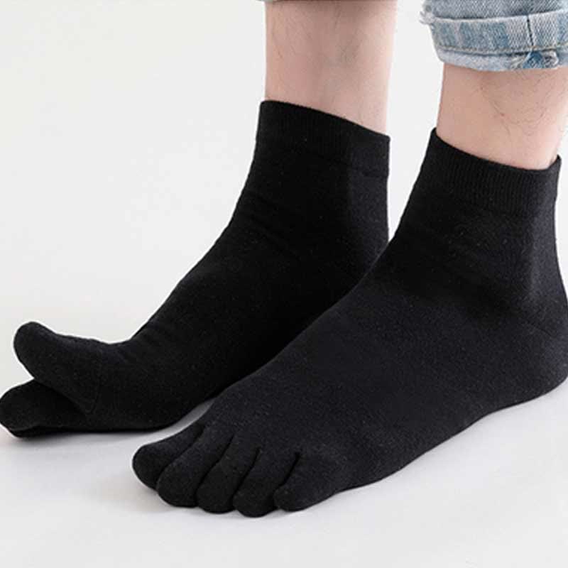 Chaussettes antibactériennes d'alignement à cinq orteils grande taille (5 paires)