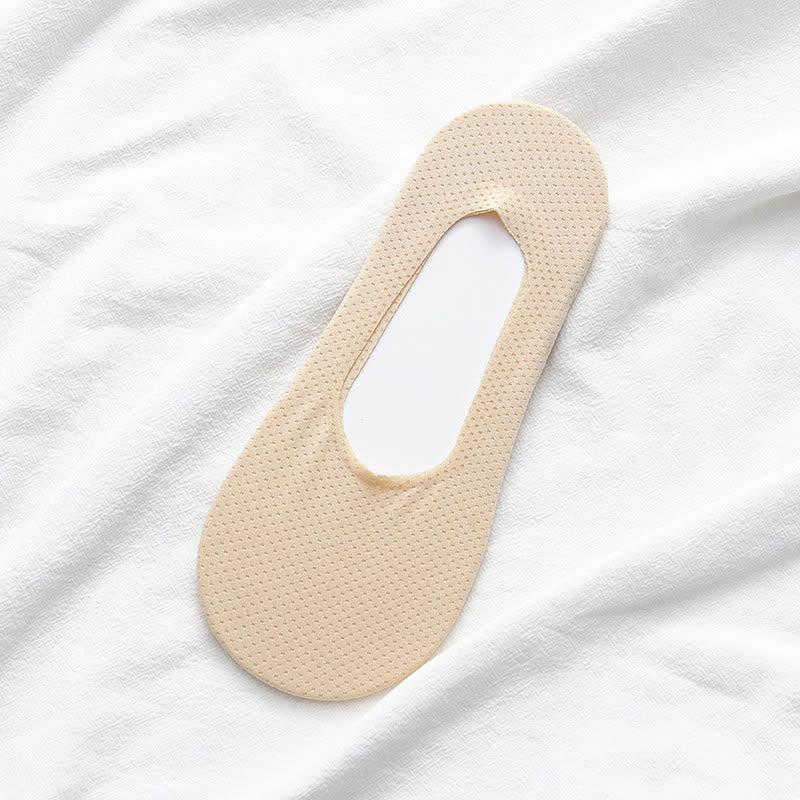 Chaussettes antidérapantes invisibles grande taille (5 paires)