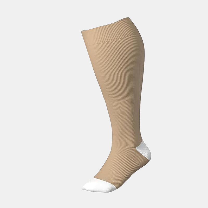 Chaussettes de compression élastiques de sport grande taille (3 paires)