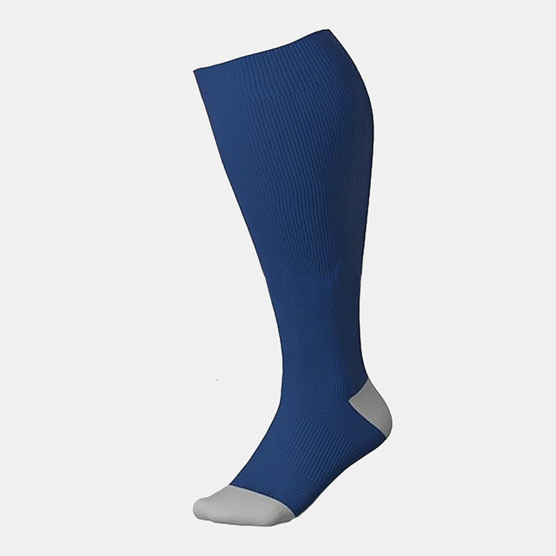 Chaussettes de compression élastiques de couleur unie grande taille (3 paires)