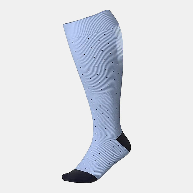 Chaussettes de compression à pois roses grande taille (3 paires)