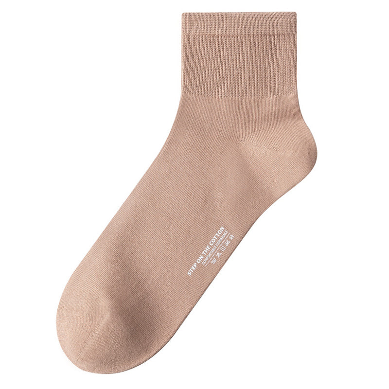 Chaussettes en coton doux (3 paires) - Chameau - EU40-47 (US7-12,5) - image 13