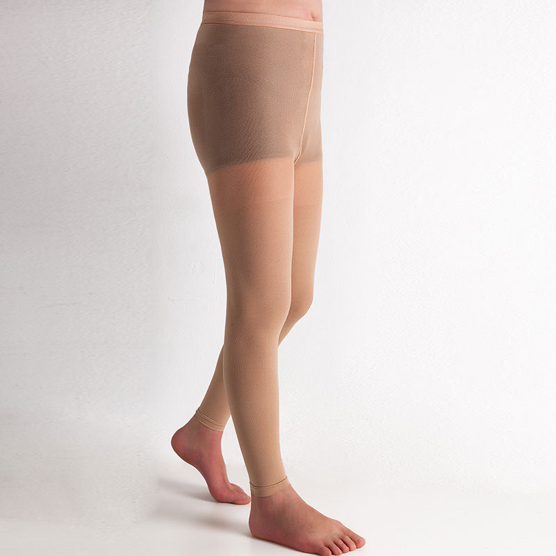Collants de compression médicaux sans pieds grande taille (20-30 mmHg) - Nu - 4XL - image 7
