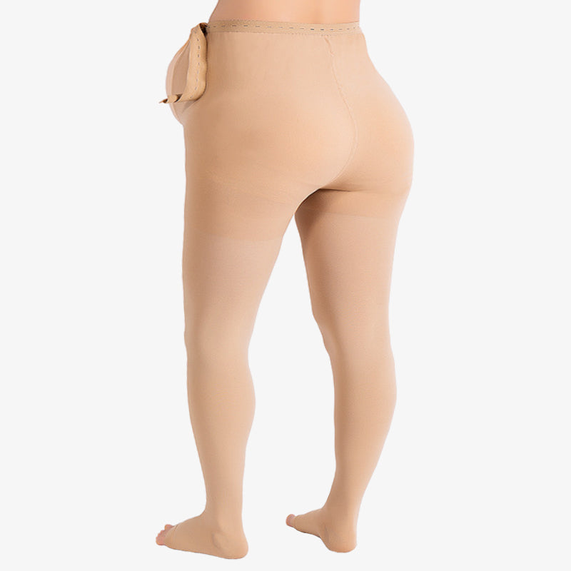 Collants de contention médicaux sans pieds pour femmes enceintes, grande taille (15-20 mmHg) - image 3