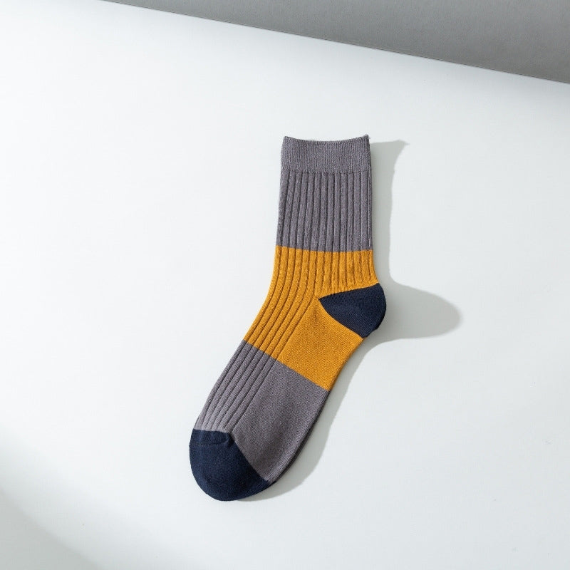 Chaussettes courtes contrastées grande taille (5 paires)