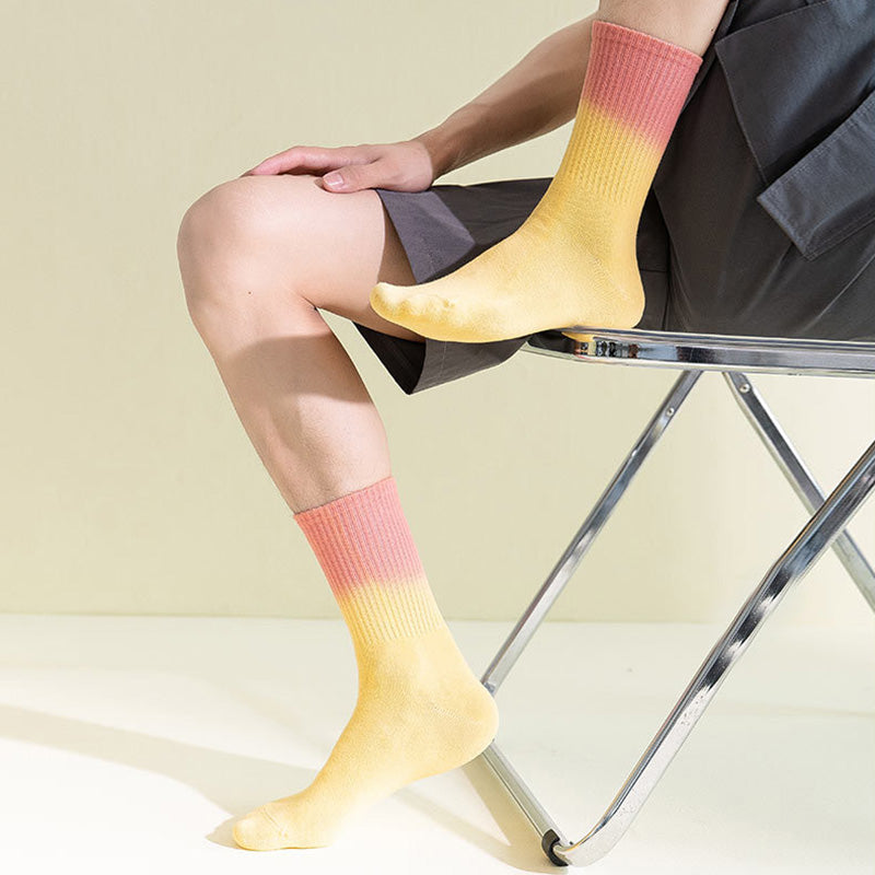 Chaussettes tie-dye grande taille (5 paires)