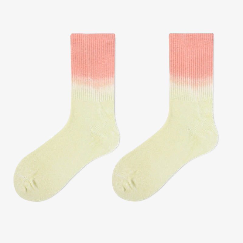 Chaussettes tie-dye grande taille (5 paires)