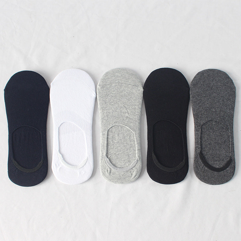 Chaussettes invisibles absorbantes de transpiration grande taille (10 paires)