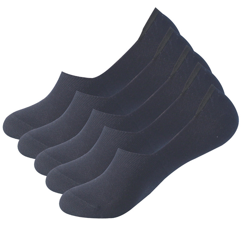 Chaussettes invisibles absorbantes de transpiration grande taille (10 paires)
