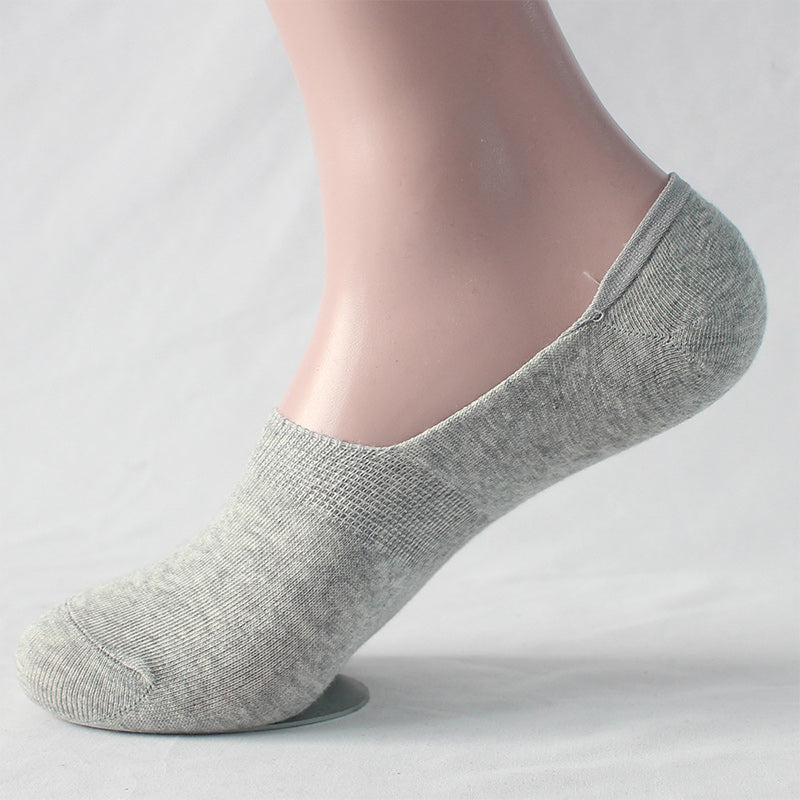 Chaussettes invisibles absorbantes de transpiration grande taille (10 paires)
