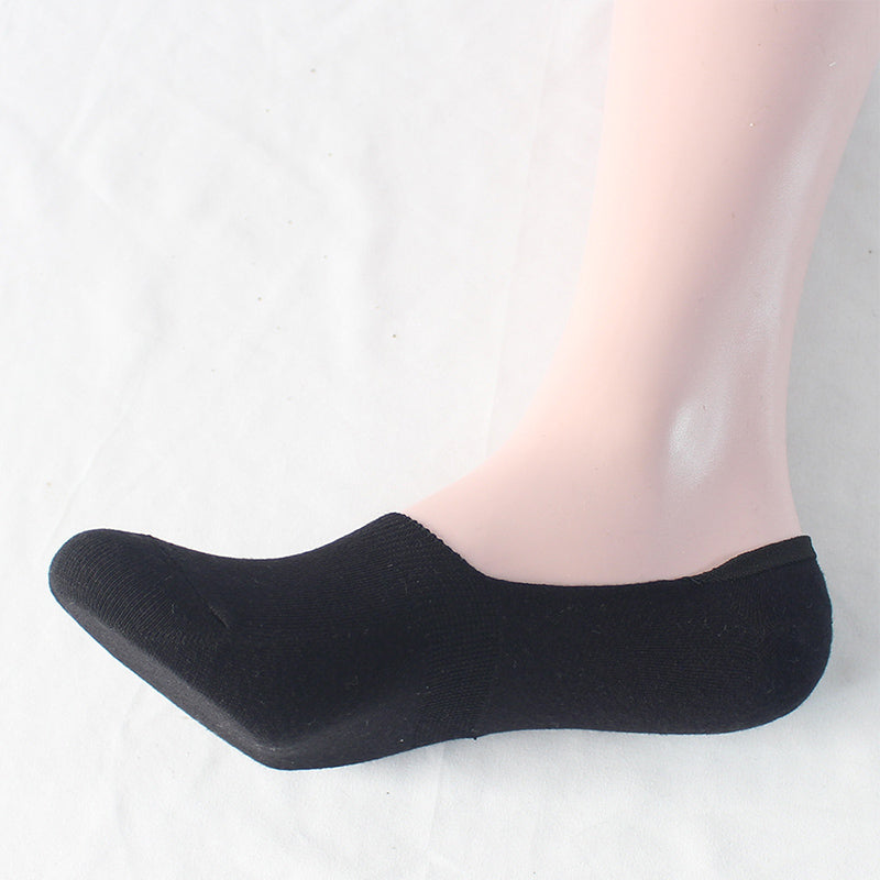 Chaussettes invisibles absorbantes de transpiration grande taille (10 paires)