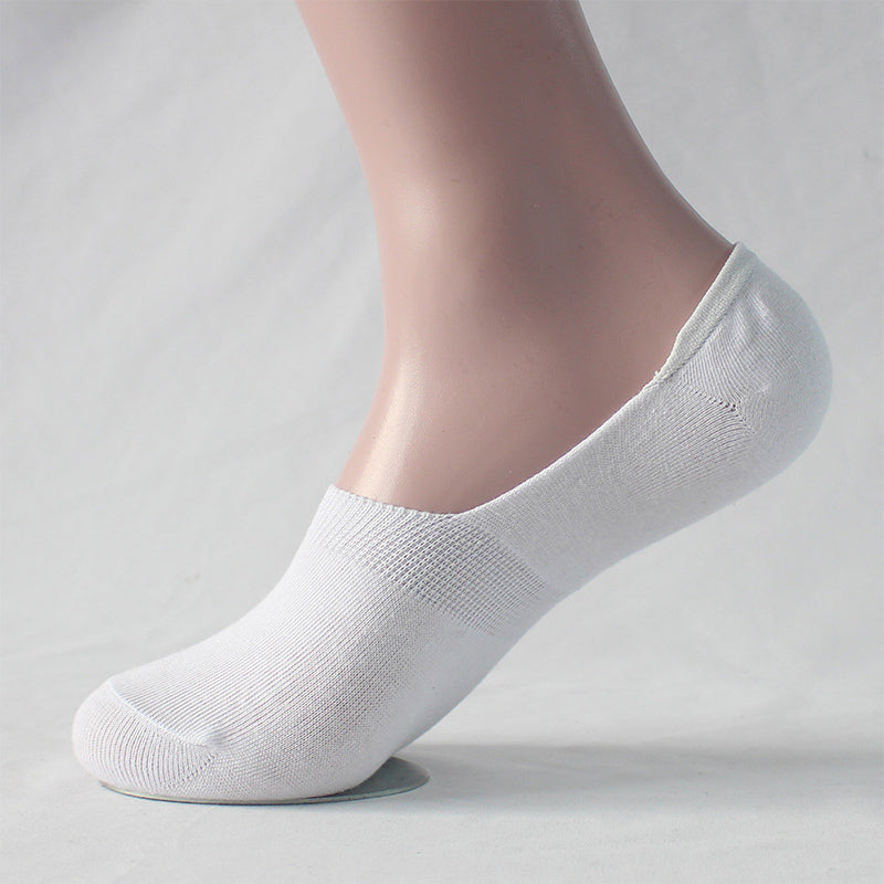 Chaussettes invisibles absorbantes de transpiration grande taille (10 paires)