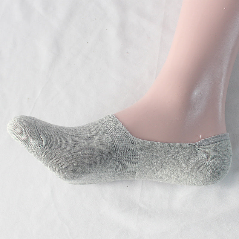 Chaussettes invisibles absorbantes de transpiration grande taille (10 paires)