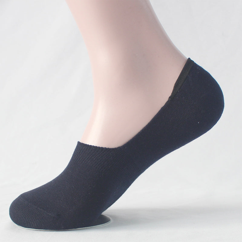 Chaussettes invisibles absorbantes de transpiration grande taille (10 paires)