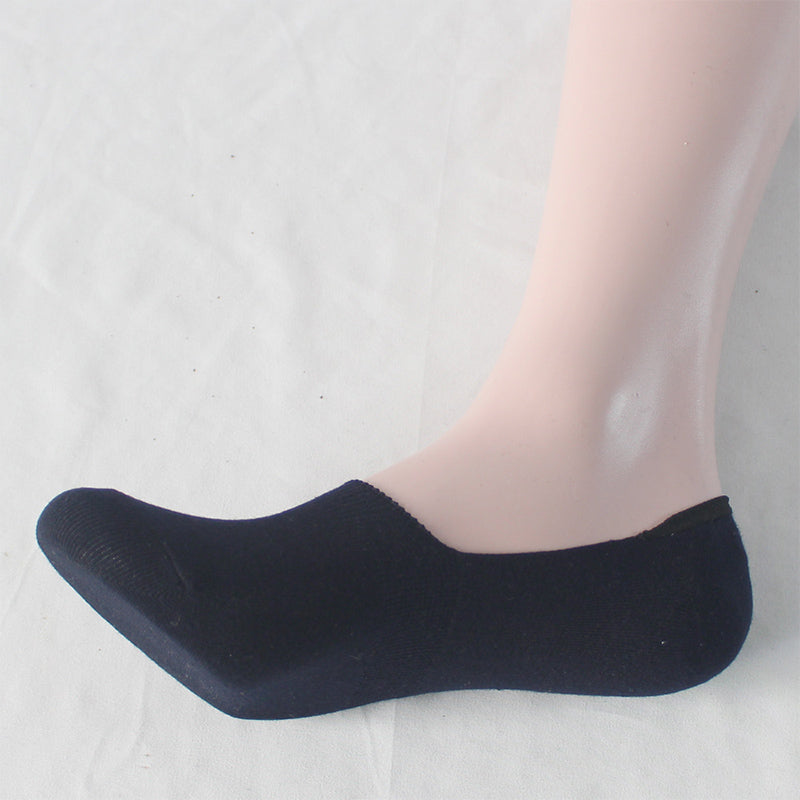 Chaussettes invisibles absorbantes de transpiration grande taille (10 paires)