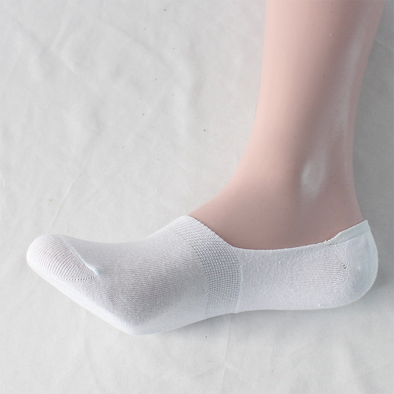 Chaussettes invisibles absorbantes de transpiration grande taille (10 paires)