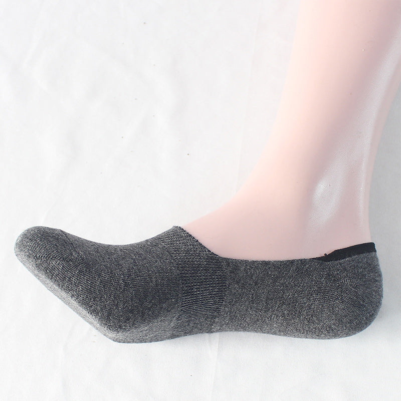 Chaussettes invisibles absorbantes de transpiration grande taille (10 paires)
