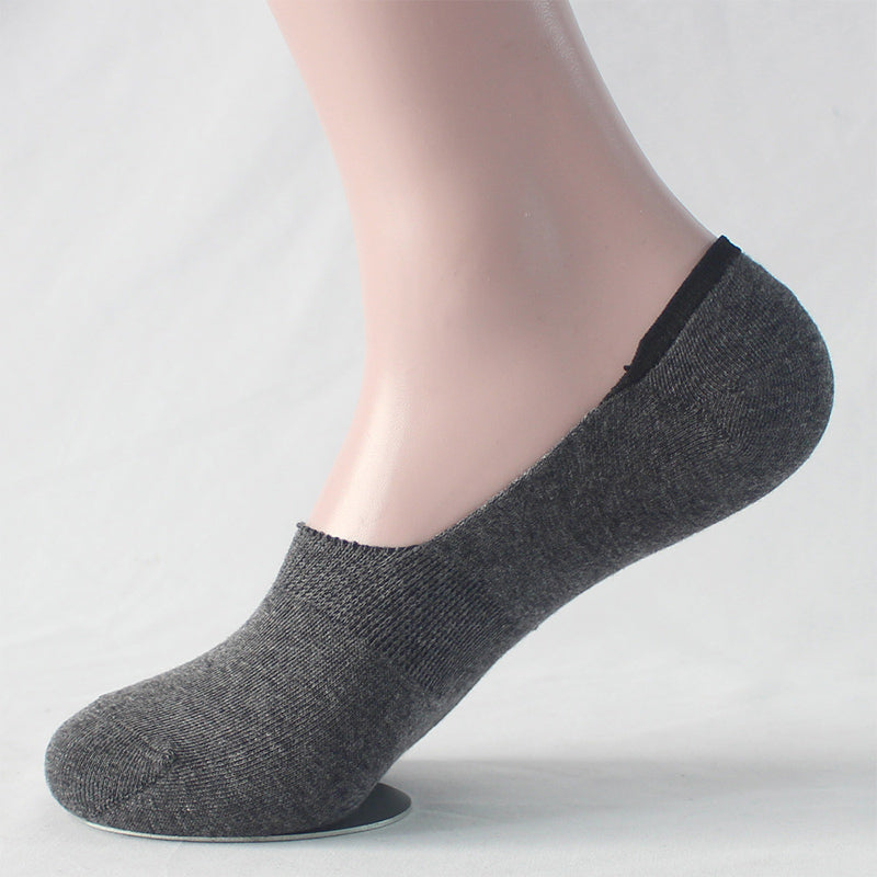 Chaussettes invisibles absorbantes de transpiration grande taille (10 paires)