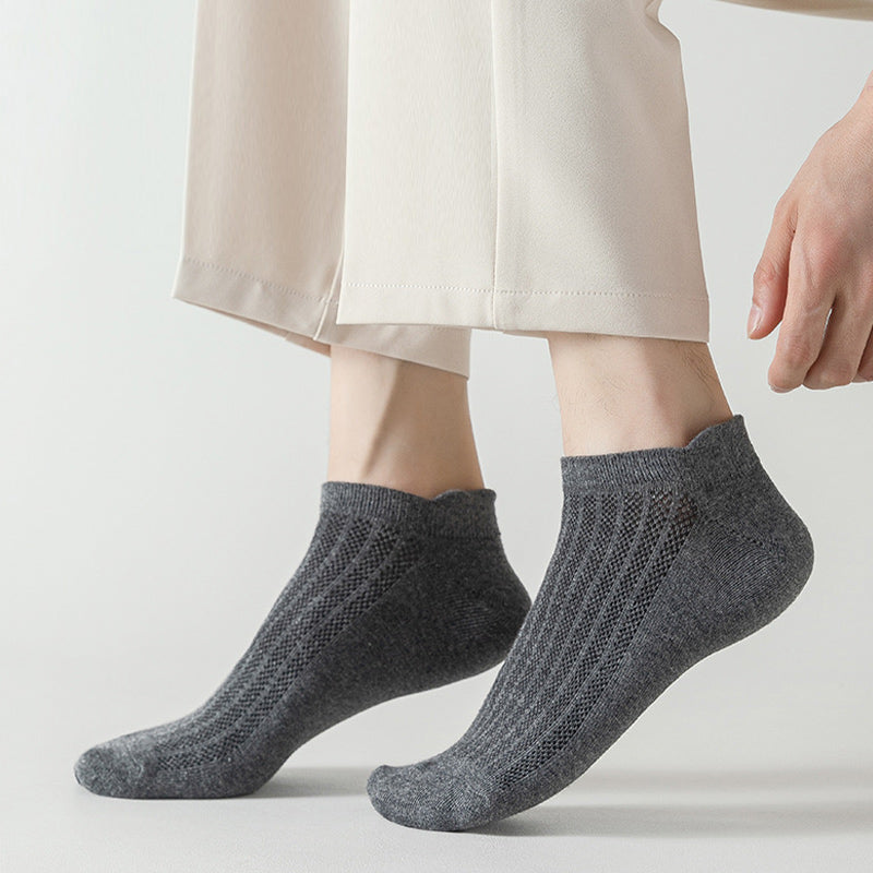 Chaussettes respirantes en maille grande taille (10 paires)