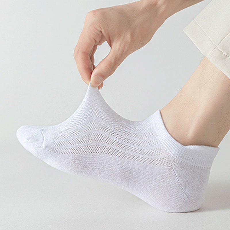 Chaussettes respirantes en maille grande taille (10 paires)