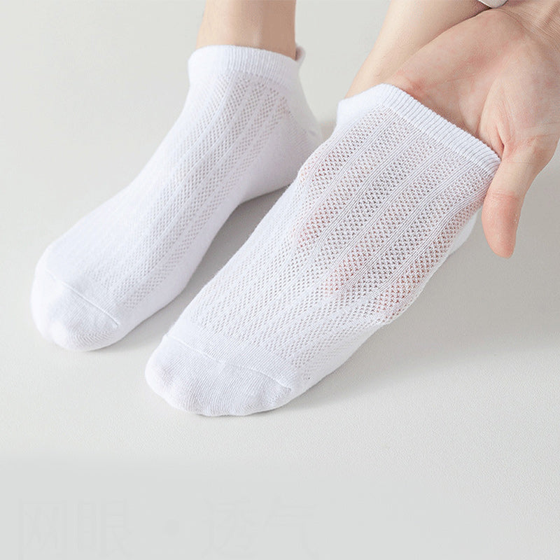 Chaussettes respirantes en maille grande taille (10 paires)