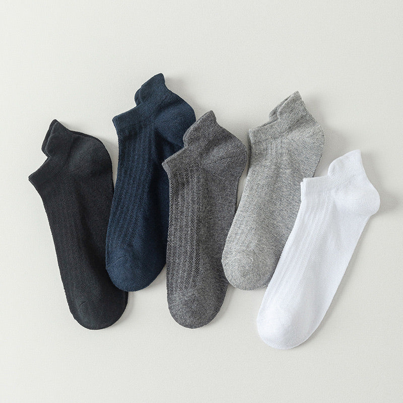 Chaussettes respirantes en maille grande taille (10 paires)