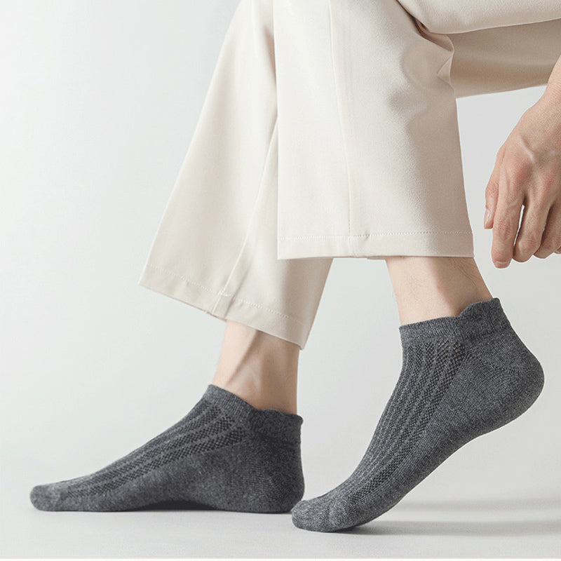 Chaussettes respirantes en maille grande taille (10 paires)