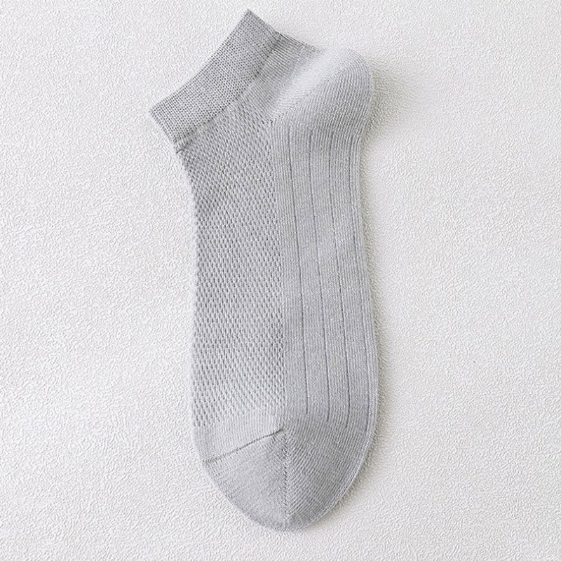 Chaussettes de sport en maille grande taille (12 paires) - Gris - EU36-45 (US3-11) - image 11
