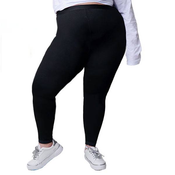 Collants de compression médicaux sans pieds grande taille (20-30 mmHg) - image 2